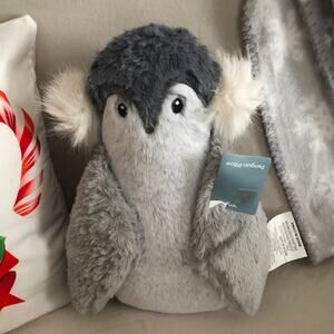 Very Cute Penguin Stuffed Pillow 15” New